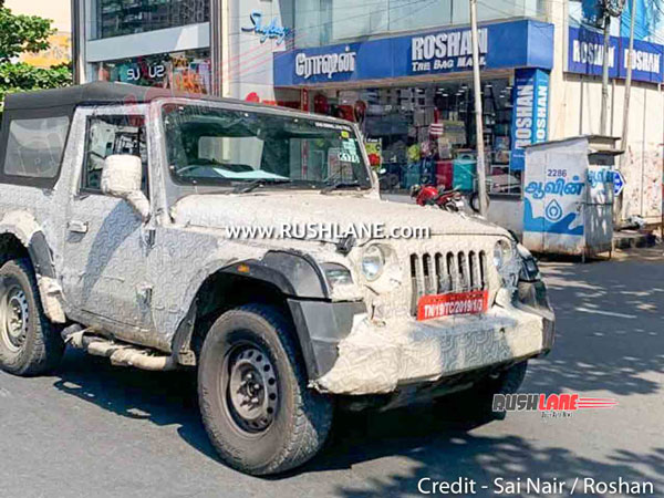 സൈഡ് ഫെയ്സിംഗ് പിന് സീറ്റുകളുമായി മഹീന്ദ്ര ഥാര്; സ്പൈ ചിത്രങ്ങള്