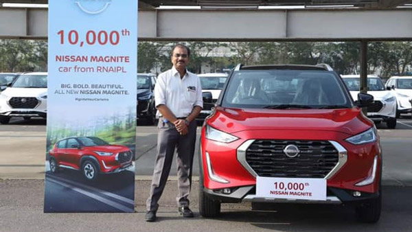 ഇനിയും മുന്നോട്ട്, മാഗ്നൈറ്റിന്റെ 10,000 യൂണിറ്റ് ഉത്പാദനം പൂർത്തിയാക്കി നിസാൻ