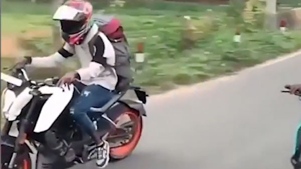 വൈറലായത് കെണിയായി; ഡ്യൂക്ക് റൈഡർക്ക് പാർസലായി മുട്ടൻ പണി നൽകി MVD