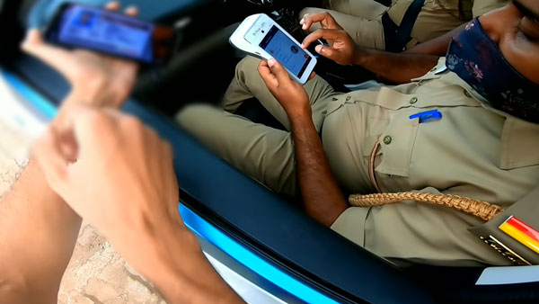 മഡ്ഗാർഡ് മുഖ്യം ബിഗിലേ! R15 റൈഡറിന് ചെറു ഉപദേശവും പിഴയും നൽകി MVD