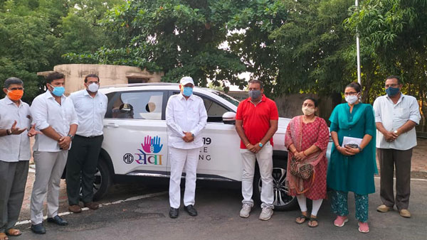 പോരാട്ടം ഒന്നിച്ച്; ഹെക്ടര് പ്ലസ് കൊവിഡ്-19 മൊബൈല് ടെസ്റ്റിംഗ് യൂണിറ്റാക്കി മാറ്റി എംജി