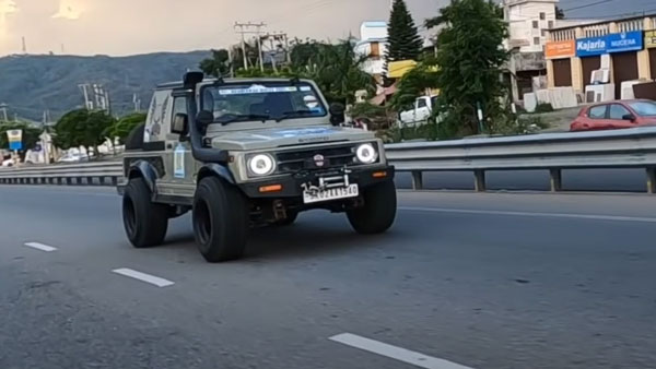 റാലി ക്യാബിനുമായി പരുക്കൻ ലുക്കിൽ കസ്റ്റമൈസ്ഡ് മാരുതി ജിപ്സി
