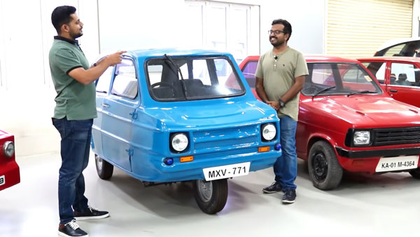 ഇന്ത്യയിലെ ആദ്യത്തെ ത്രീ-വീലർ കാർ 'സിപാനി ബാദൽ' സ്കൂട്ടറിന്റെ എഞ്ചിനുള്ള വ്യത്യസ്തൻ