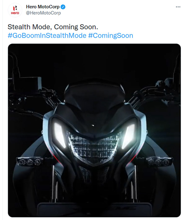 Xtreme 160R -ന് പുത്തൻ സ്റ്റെൽത്ത് എഡിഷൻ അണിയറയിൽ; ടീസർ പങ്കുവെച്ച് Hero