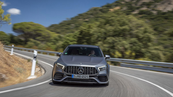 ഏറ്റവും ശക്തിയേറിയ ഫോര് സിലിണ്ടര് കാര്; AMG A45 S-ന്റെ ടീസര് ചിത്രവുമായി Mercedes