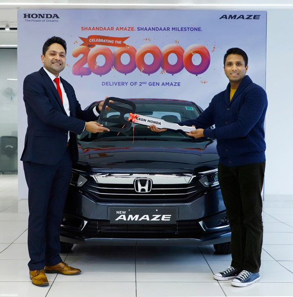 Honda-യെ ഞെട്ടിച്ച് Amaze; വില്പ്പന രണ്ട ലക്ഷം പിന്നിട്ട് മുന്നോട്ട്