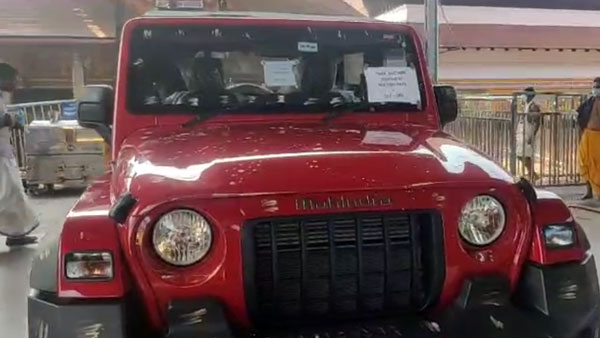 ഗുരുവായൂരപ്പന്റെ 'ഥാര്' ലേലത്തില് പോയി; വിട്ടുകൊടുക്കാതെ ദേവസ്വം ബോര്ഡ്