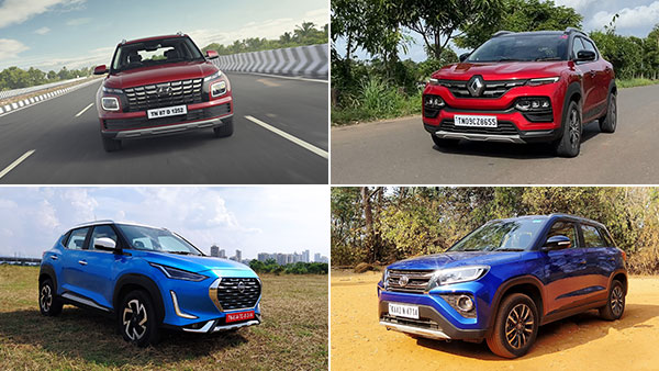 Kiger മുതൽ Urban Cruiser വരെ; 10 ലക്ഷം രൂപയില് താഴെ വിലയുള്ള ഏറ്റവും വേഗതയേറിയ എസ്യുവികള്